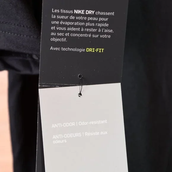 Nike Dri Fit short sleeve training t-shirt (black)- XL - Picture 4 of 13